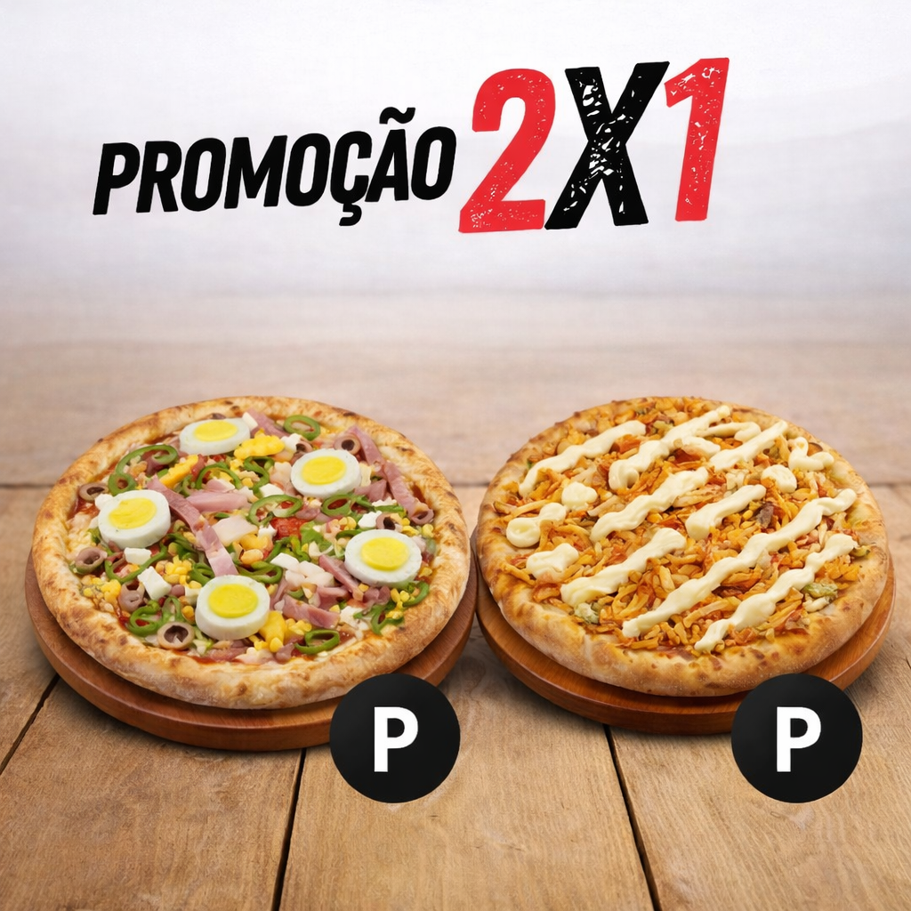 Combo 2 Pizzas PP + Refrigerante 2L